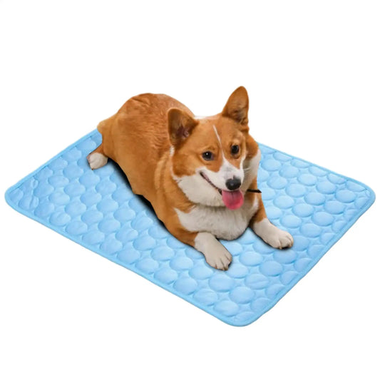 Cats Ice Silk Pet Self Cooling Pad Summer Dog Cool Mat Blanket For Pet Beds/Kennels Reusable Pet Accessories